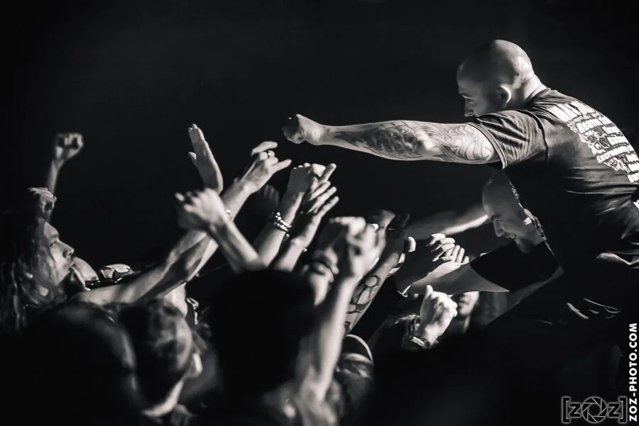 Benighted, concert au Brutale Coalition festival, Club du Transbordeur (Villeurbanne), le 28 février 2014