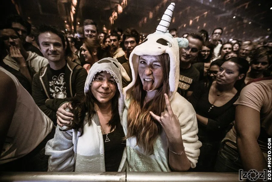 Public à la Halle Tony Garnier (Lyon), le 30 octobre 2014
