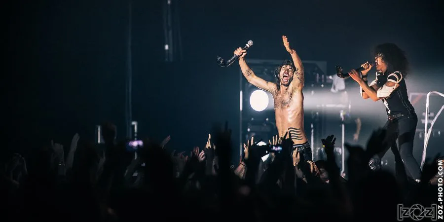 Shaka Ponk, concert à la Halle Tony Garnier (Lyon), le 30 octobre 2014