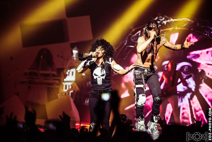 Shaka Ponk, concert au Dôme (Marseille), le 13 novembre 2014