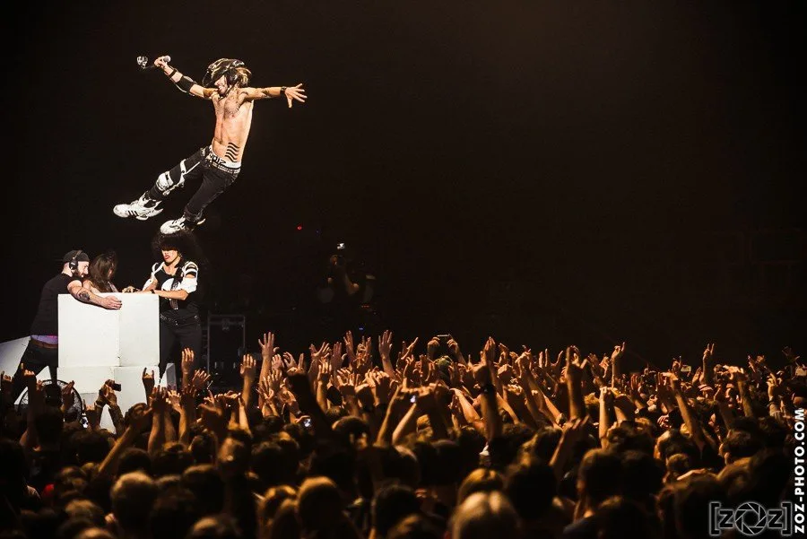 Shaka Ponk, concert à Bercy (Paris), le 20 novembre 2014