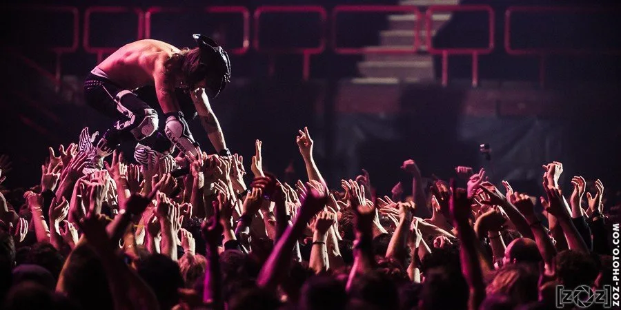 Shaka Ponk, concert à Bercy (Paris), le 20 novembre 2014