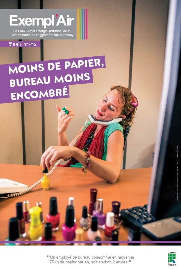 Campagne de communication interne, Communauté de l'Agglomération d'Annecy, 2014