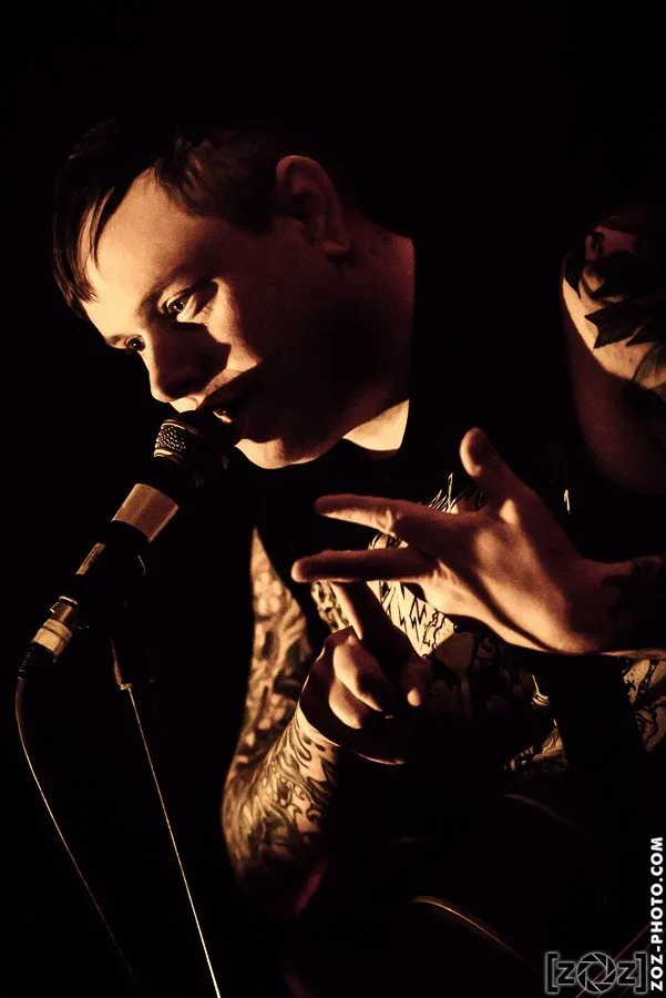 Austin Lucas, concert au Kraspek Myzik (Lyon), le 8 février 2015