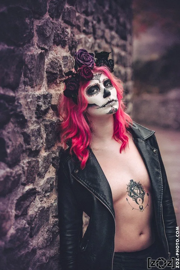 Mejika, séance Calavera Catrina, Théâtres antiques de Fourvière (Lyon), le 23 octobre 2015